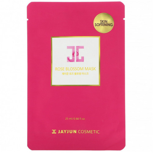 Jayjun Cosmetic, маска с розой, 1 шт., 25 мл (0,84 жидк. унции)