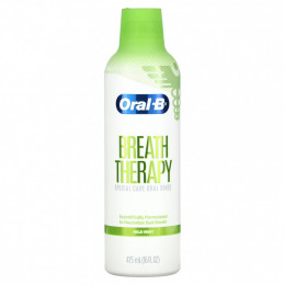 Oral-B, Breath Therapy, ополаскиватель для полости рта для особого ухода, мягкая мята, 475 мл (16 жидк. Унций)