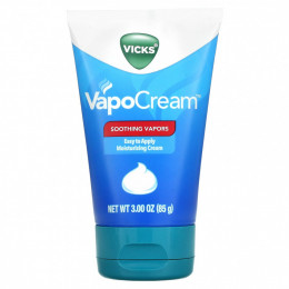 Vicks, VapoCream, успокаивающий пар, 85 г (3 унции)