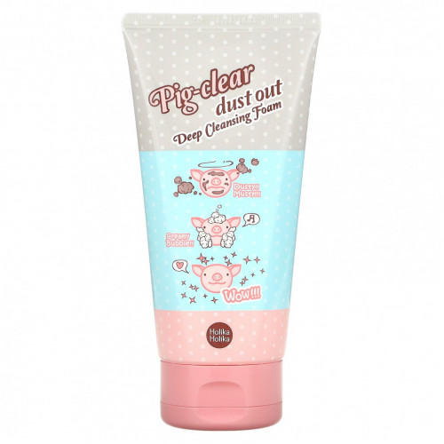 Holika Holika, Pig-Clear Dust Out Deep Cleansing Foam, 150 мл