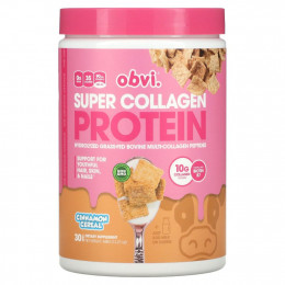 Obvi, Super Collagen Protein, хлопья с корицей, 348 г (12,27 унции)