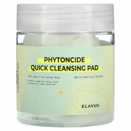 KLAVUU, Phytoncide Quick Cleansing Pad, 100 подушечек