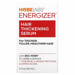 Hobe Labs, Energizer, Hair Thickening Serum, 2 fl oz (59 ml)