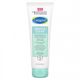 Cetaphil, Gentle Clear, очищающий крем от акне, 124 мл (4,2 жидк. Унции)