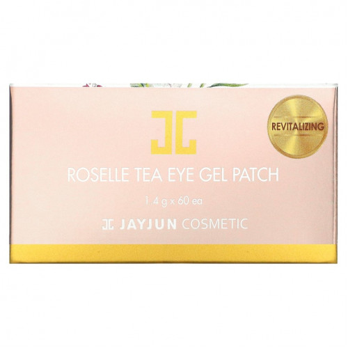 Jayjun Cosmetic, Гель-патч для кожи вокруг глаз Roselle Tea, восстанавливающий, 60 патчей по 1,4 г (0,04 унции)