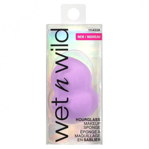 Wet n Wild, Губка для макияжа «Песочные часы», фиолетовая, 1 спонж