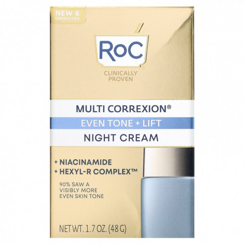 RoC, Multi Correxion, Even Tone + Lift, ночной крем, 48 г (1,7 унции)