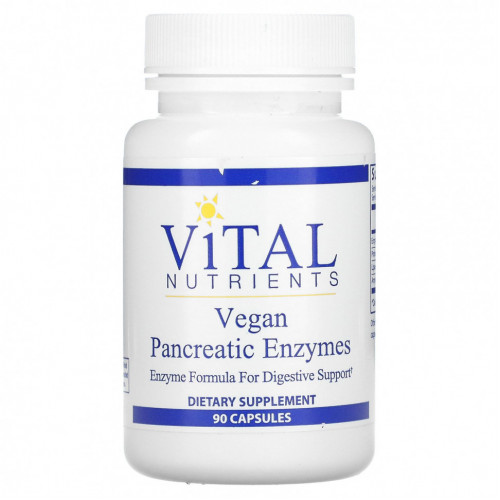 Vital Nutrients, Vegan Pancreatic Enzymes , 90 Capsules