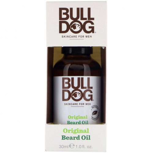 Bulldog Skincare For Men, Оригинальное масло для бороды, 30 мл