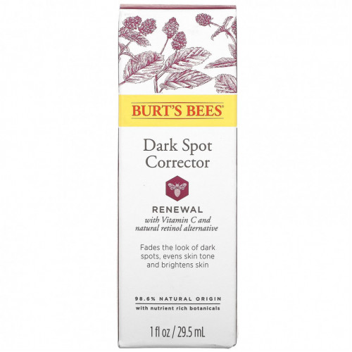 Burt's Bees, Корректор темных пятен, обновление, 29,5 мл (1 жидк. Унция)