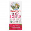 MaryRuth Organics, Vegan B Complex Liquid Drops, вишня, 30 мл (1 жидк. Унция)