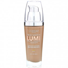 L'Oreal, Тональная основа True Match Healthy Luminous Makeup, SPF 20, оттенок W6 солнечный бежевый, 30 мл