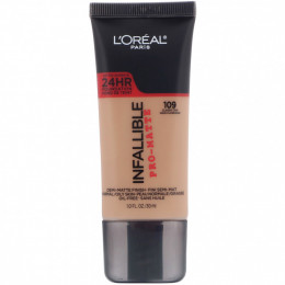 L'Oreal, Тональная основа Infallible Pro-Matte, оттенок классический загар 109, 30 мл