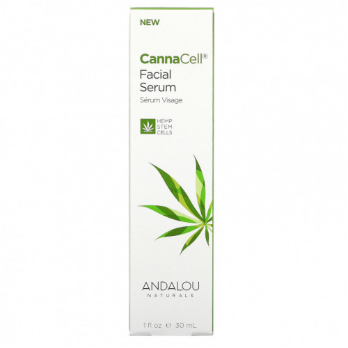 Andalou Naturals, CannaCell, сыворотка для лица, 30 мл (1 жидк. Унция)