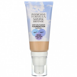 Physicians Formula, Natural Defense Foundation, SPF 30, Light, 1 fl oz (30 ml)