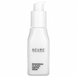 Acure, Brightening 2% Alpha Arbutin Serum, осветляющая сыворотка с 2% альфа-арбутином, 30 мл (1 жидк. унция)